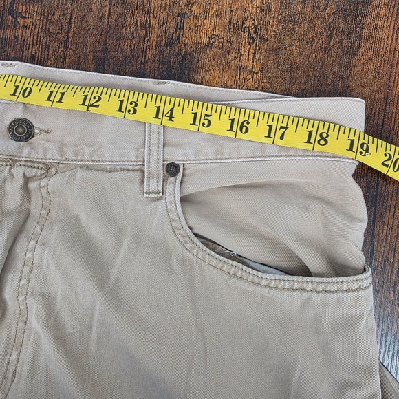 Polo Ralph Lauren Straight Leg Cotton Pants Mens 38/34 Tan Khaki Chino Trousers - Picture 6 of 8